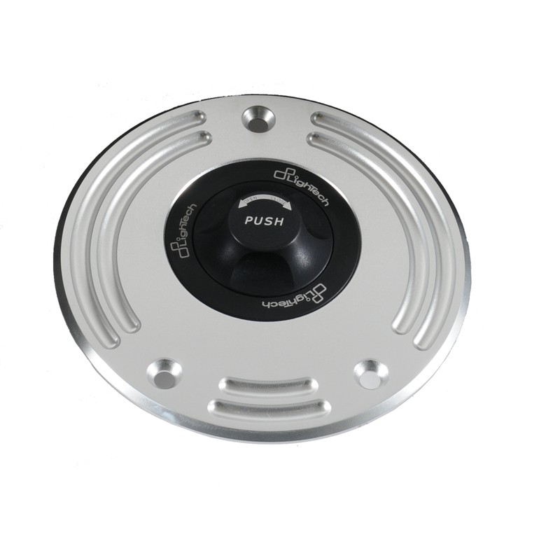 Bouchon de réservoir LIGHTECH noir/argent 1/4 tour Suzuki GSX-S