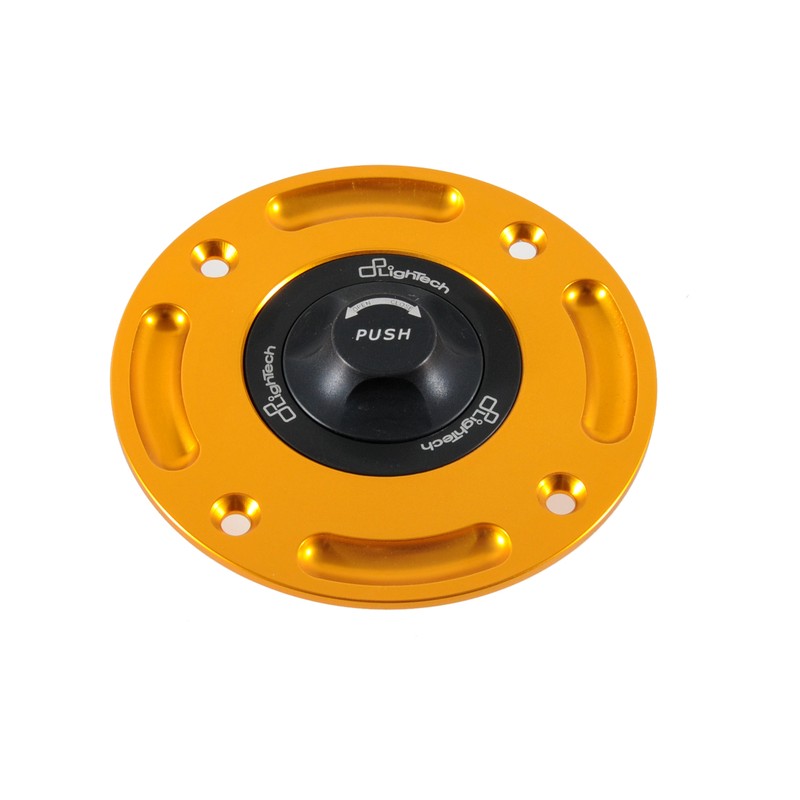 Bouchon de réservoir LIGHTECH noir/or 1/4 tour Suzuki GSX-S