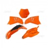 Kit plastiques UFO orange KTM SX 65