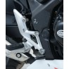 Adhésif anti-frottement R&G RACING cadre noir 4 pièces Honda CBR300R