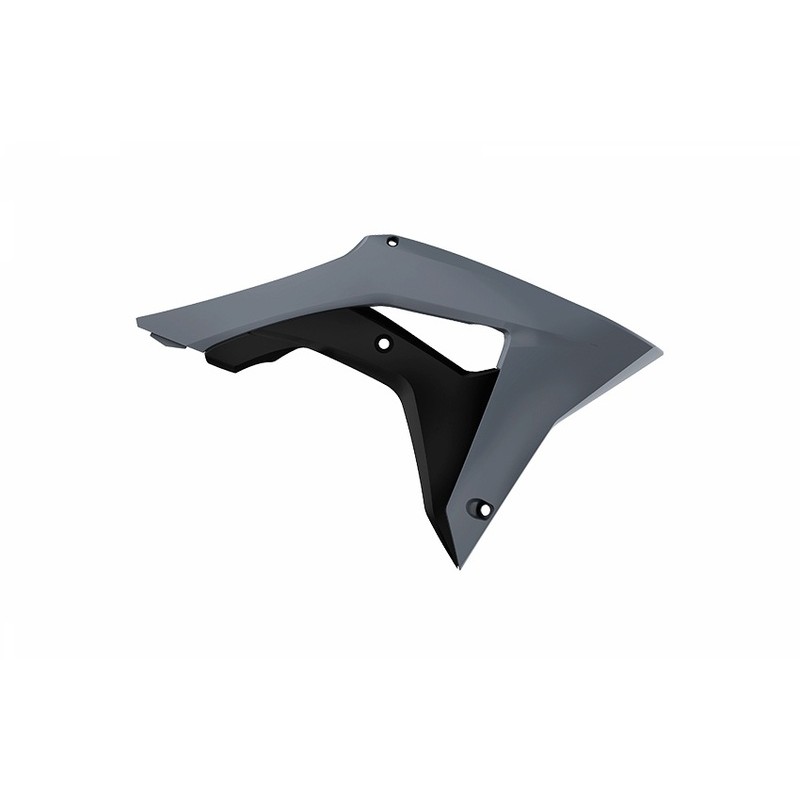 Ouïes de radiateur POLISPORT gris nardo Honda CRF450R