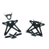 Support de plaque réglable LIGHTECH noir Suzuki SV650 - TARSU112