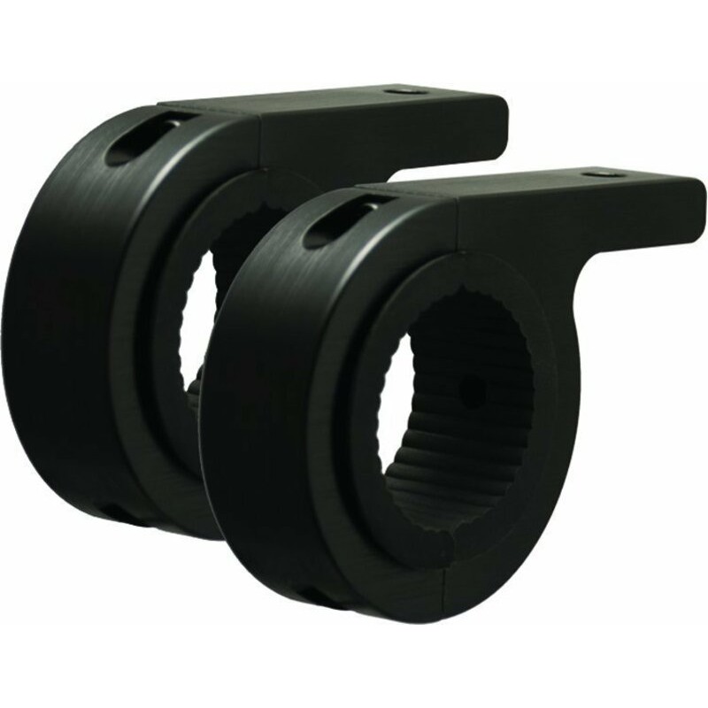 Kit de fixation VISION X tube Ø508mm pour visserie M10 alu noir