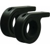 Kit de fixation VISION X tube Ø190mm pour visserie M8 alu noir