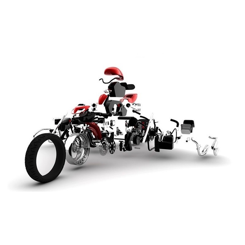 Pièce détachée - Pedale de frein R&G RACING commandes reculées 448111 Honda CBR1000RR