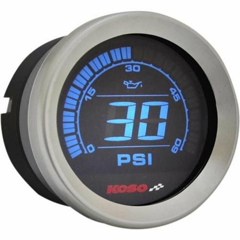 Sonde de pression d'huile KOSO HD-02P noir