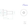 Vis LIGHTECH M5 X 17 Type 1037 Ergal argent à l'unité