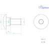 Vis LIGHTECH M6 X 14 Type 980 Ergal argent à l'unité
