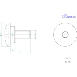 Vis LIGHTECH M6 X 15 Type...