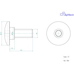 Vis LIGHTECH M6 X 16,5 Type...