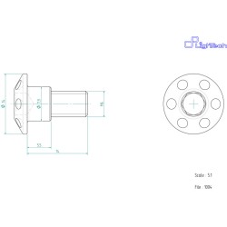 Vis LIGHTECH M6 X 14 Type...