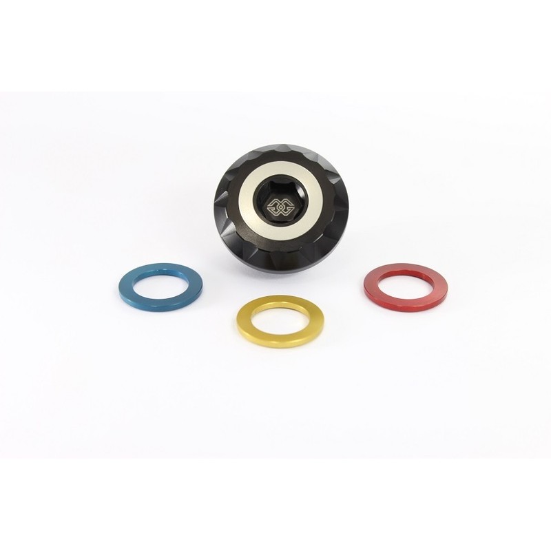 Bouchon de remplissage d'huile GILLES TOOLING noir M20x2,5