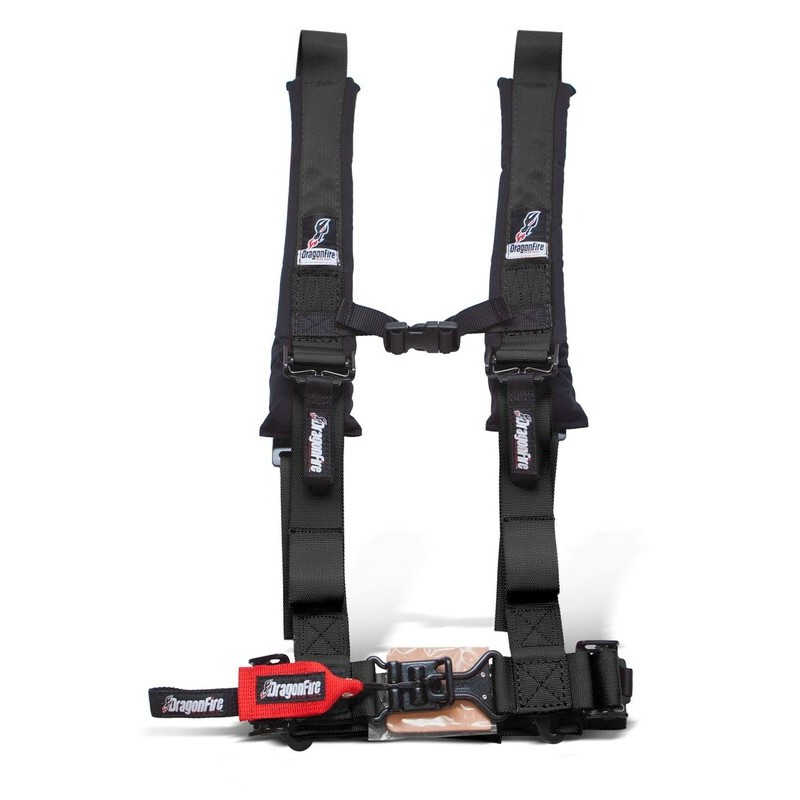 Harnais DRAGONFIRE noir 4 points 2''
