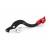 Pédale de frein ART Factory aluminium anodisé noir/embout rouge Suzuki