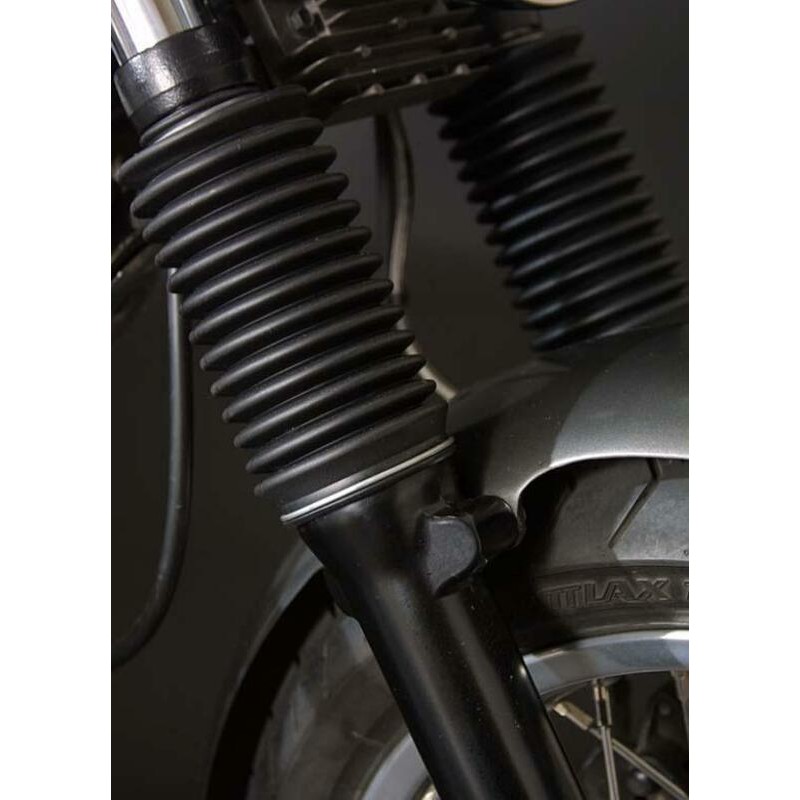 Soufflets de fourche LSL Clubman noir Triumph Bonnville/Thruxton