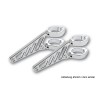 Kit de fixation de phare long HIGHSIDER 42-43 mm