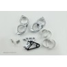 Kit de fixation de phare HIGHSIDER XS 35-37 mm Ø, chromé