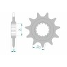Pignon AFAM acier standard 97200 - 520