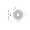 Pignon AFAM acier standard 20203 - 520