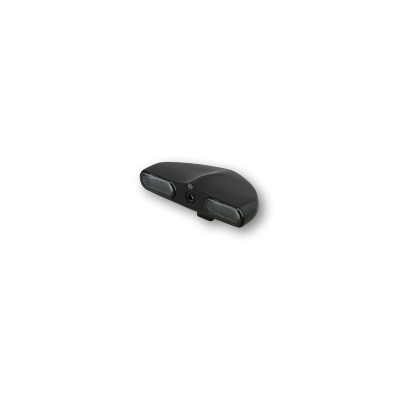 Feu arrière LED HIGHSIDER Flight, noir, verre teinté