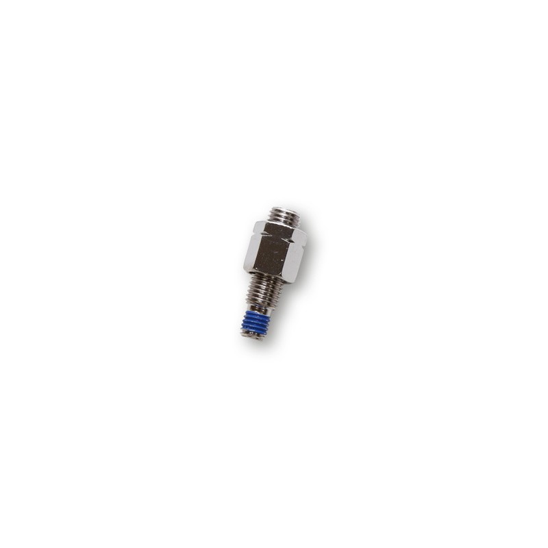 Adaptateur de rétroviseur HIGHSIDER M10 x 1,25 filetage à gauche sur M8, chromé