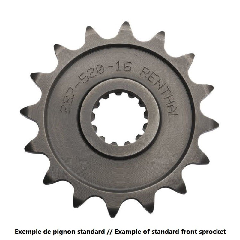 Pignon RENTHAL acier standard 453 - 520